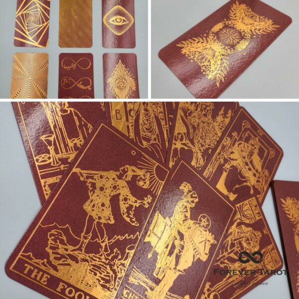 Burgundy Paper Tarot Decks - Image 9