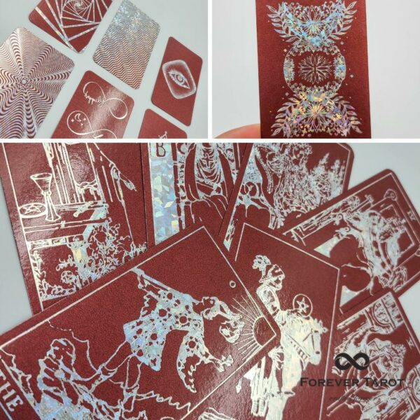 Burgundy Paper Tarot Decks - Image 10