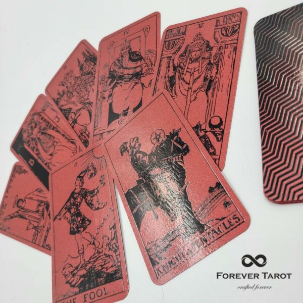 Burgundy Paper Tarot Decks - Image 3