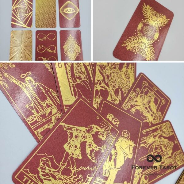 Burgundy Paper Tarot Decks - Image 11