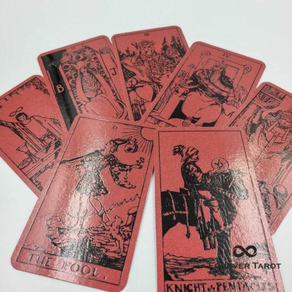 Burgundy Paper Tarot Decks - Image 4