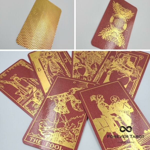 Burgundy Paper Tarot Decks - Image 12