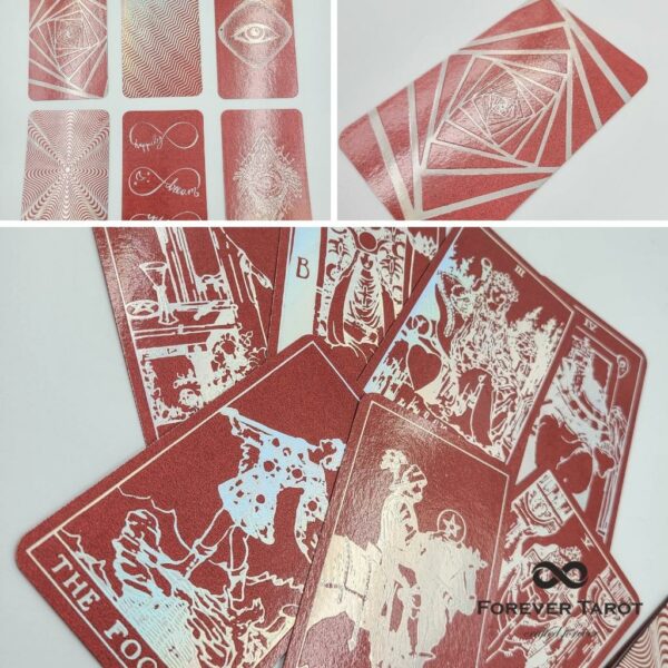 Burgundy Paper Tarot Decks - Image 13