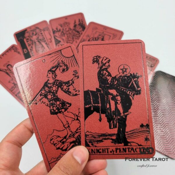 Burgundy Paper Tarot Decks - Image 2